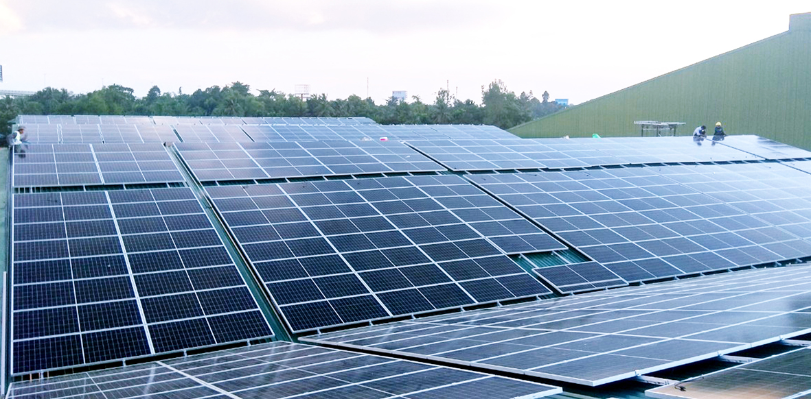 18-3qk700 HÌNH ẢNH TIẾN ĐỘ DỰ ÁN NĂNG LƯỢNG MẶT TRỜI ÁP MÁI NHÀ MÁY NAM VIỆT - 78